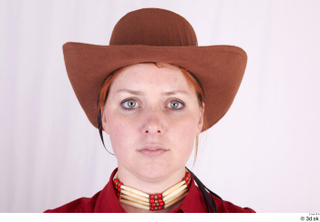  Photos Woman in Cowboy suit 1 Cowboy cowboy leather hat head historical clothing 0001.jpg